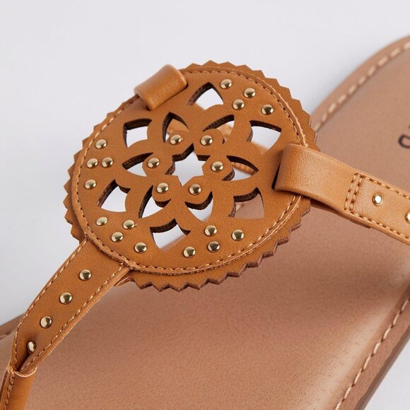 Torrid Medallion T-Strap Sandal - Picture 2 of 6